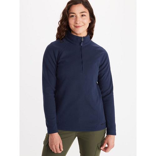 Marmot Rocklin Jackets - Womens Fleece Navy CA756829 Canada